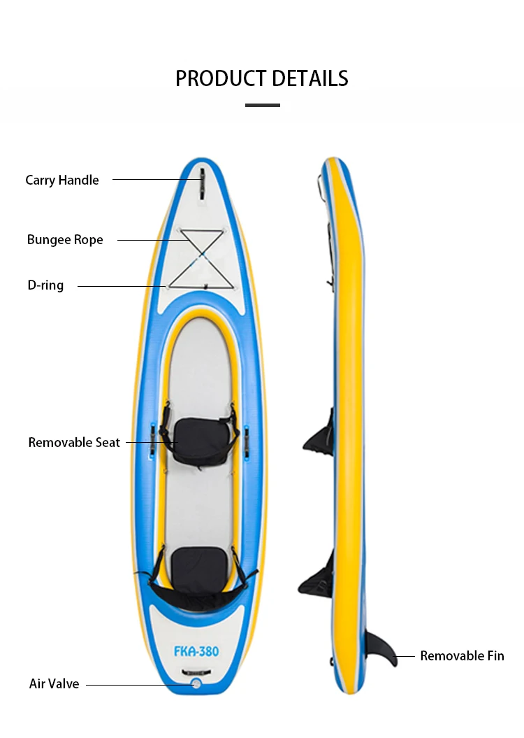 2 شخص مصنع مخصص الصيد الزورق ق - مراجعة Fishing Kayak Paddle وسعره