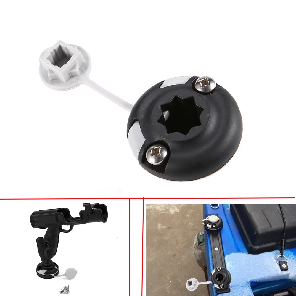 دائم النايلون الزورق كاياك ستا - مراجعة Fishing Kayak Rod Holder وسعره